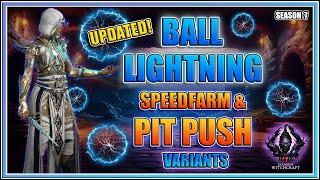 Updated Ball Lightning Sorcerer Build Pit T115 & Speedfarm - Season 7 Diablo 4