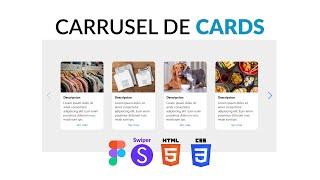 CARRUSEL DE CARDS CON SWIPER JS