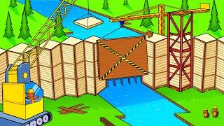 Engineering an AUTOMATIC MEGA DAM in Timberborn!