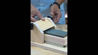 Amazing Secret DIY Woodworking Sharpener for Chisel #shorts #woodworking #tredning