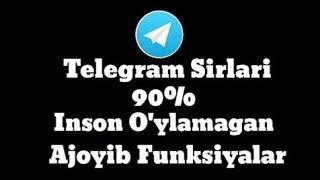 ТЕЛЕГРАМ СИРЛАРИ TELEGRAMNI ENG MUHUM SIRLARI TOP 7+