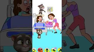 stop the baby theif  #mytalkingtom2 #funny #mytom2 #shorts #edit
