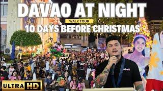 Massive Crowd Davao City At Night Walk Tour