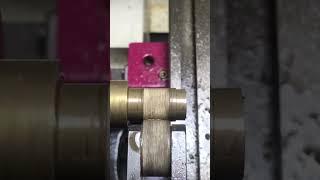 Knurling operation to a small shaft… ️