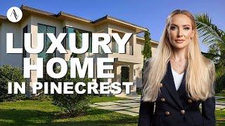 TOUR OF LUXURY MODERN HOME IN PINECREST, FLORIDA | LUXURY REAL ESTATE TOUR | ANNIE LOPEZ REALTOR