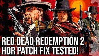 [4K HDR] Red Dead Redemption 2 HDR Fix Tested! Plus Graphics 'Downgrade' Analysis