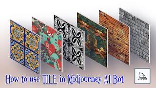 How to use TILE in Midjourney [Step by Step for Beginners]