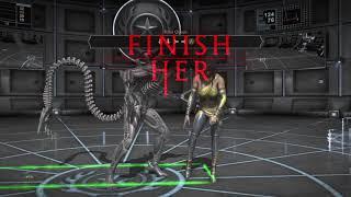 Alien's 1st FATALITY "Killer Queen" on tanya