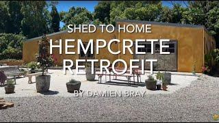 Shed to hempcrete home retrofit conversion S1 Ep3