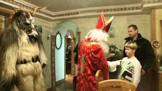 Nikolaus und Krampus mit Tobias