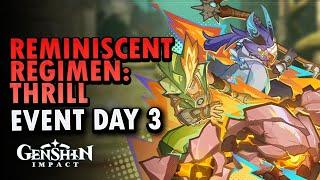 Reminiscent Regimen: Thrill Day 3 Event Guide | Genshin Impact