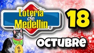 Resultado LOTERIA DE MEDELLIN Viernes 18 de Octubre de 2024