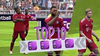 Top 10 OP FEATURED CARDS IN GAME  Pes Mobile