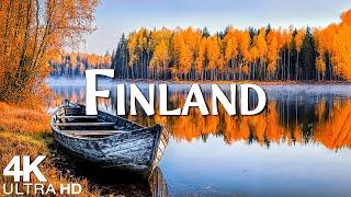 Finland 4K UHD Autumn Aerial Film • Stunning Footage, Scenic Relaxation Film with Calming Music