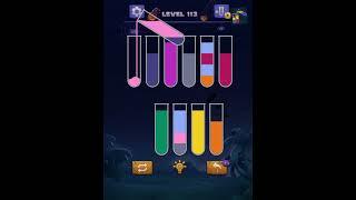 water color sort puzzle level 113 solution - sort water color puzzle level 113 / watersortpuzzle 113