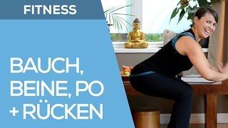 Bauch, Beine, Rücken, Po - Complete Body - Fitness für Anfänger - Fit mit Anna - HD