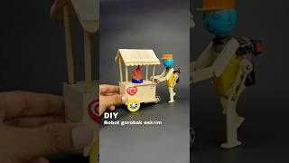 Diy kreatif robot gerobak eskrim unik bertenaga #diy #creative #toys #kreatif #mainan #idea #unik