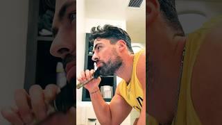 Trim my beard with me for Tommorow Romance Novels Photoshoot ️ #booktube #books #model