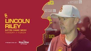 USC HC Lincoln Riley | Tuesday of Notre Dame Week