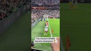 The moment Tottenham Hotspur become champions 