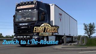 1 50 ets2 Zurich to L'Île-Rousse