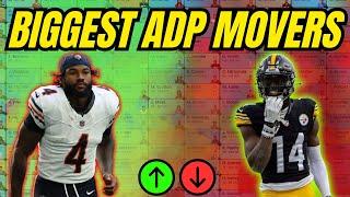 BIGGEST ADP MOVERS | Fantasy Football ADP Risers & Fallers You MUST KNOW