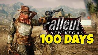 I SPENT 100 Days in Fallout New Vegas As A Cowboy ( Fallout New Vegas Movie)