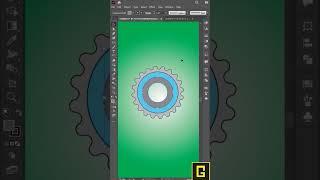 3D Gear Icon Design in Adobe Illustrator | Illustrator Tips and Tricks