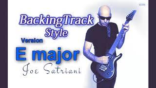 Rock Backing Track   Joe Satriani Style E major