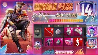 SEASON 14 ROYAL PASS 1 TO 100 RP REWARDS PUBG MOBILE | PUBG MOBILE SEASON 14 ROYAL PASS LEAKS