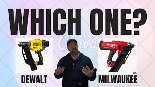 Which Cordless Framing Nailer is better?  Does Dewalt or Milwaukee take home 1st place?