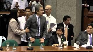 UNA's Tiangco, Bautista not allowed to speak before Senate Blue Ribbon subcommittee