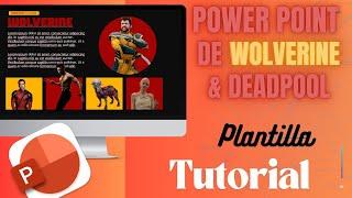 Diapositiva de WOLVERINE & DEADPOOL FÁCIL en PowerPoint ️ EASY slide [Plantilla GRATIS - FREE]