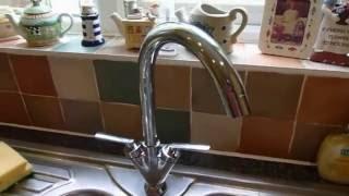 How to sort out the problem with leaking mixer taps. Fit new ones.