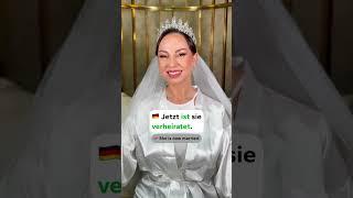 ‍️GEHEIRATET vs. VERHEIRATET (Deutsch lernen | Learn German | Alltagsdeutsch) #shorts #deutsch