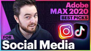 ADOBE MAX: Learn How to Make VIDEOS for SOCIAL MEDIA | BEST PICKS