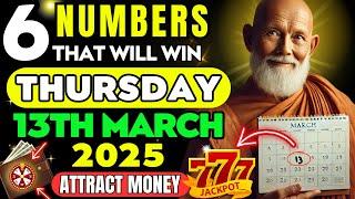 6 NUMBERS TO WIN BIG LOTTERY JACKPOT on THURSDAY 13TH MARCH 2025!