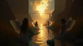 Peaceful Rest in Heaven’s Light | Divine Serenity by the River