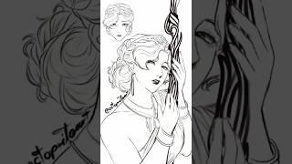 Speed Drawing - PENELOPE the queen of Ithaca️ #epicthemusical #art #fanart #penelope