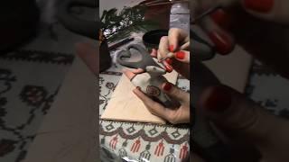 Мальовання... набуває сенсів #pottery #lonolisu #ceramic #diy #ringholder #ceramicsculpture