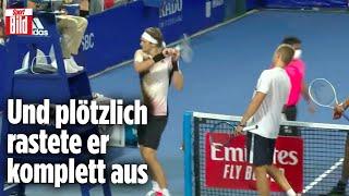 Tennis-Skandal: Alexander Zverev geht auf Schiedsrichter los