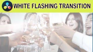 White Flashing Transition - Davinci Resolve Tutorial