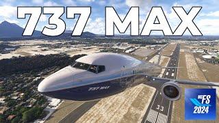 MSFS2024 | First flight in the 737 MAX!