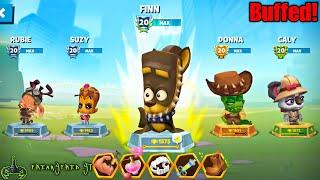 Finn got buffed!! (Level 20) New Easter Update 4.7.0 #zooba #gameplay