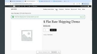 Flat Rate Shipping Costs Per Product