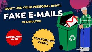 How to create a fake email account || Disposable Email Generator