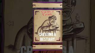 How are we creating the bestiary of our adventure game Legends of Castile  #pointandclick