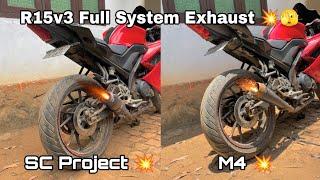 R15v3 Full System Exhaust 🫣 || SC Project & M4 