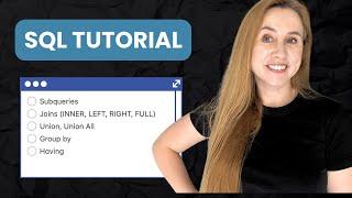 SQL Tutorial (JOIN, GROUP BY, SUBQUERY, HAVING, IN)