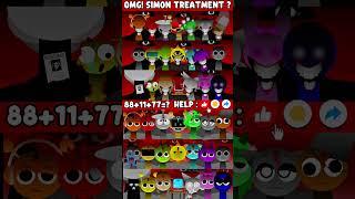 NEW!  ALL SIMON TREATMENT ? VS ALL TUNNER TREATMENT ? #incredibox #sprunkimod #sprunkisong